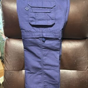 Boy Scouts official blue pants.